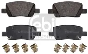 Bremsbelagsatz, Scheibenbremse Hinterachse FEBI BILSTEIN 1003346