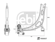 Spurstange Vorderachse links FEBI BILSTEIN 102247
