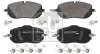 Bremsbelagsatz, Scheibenbremse Vorderachse FEBI BILSTEIN 1004618 Bild Bremsbelagsatz, Scheibenbremse Vorderachse FEBI BILSTEIN 1004618
