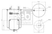 Gasfeder, Motorhaube rechts FEBI BILSTEIN 103839
