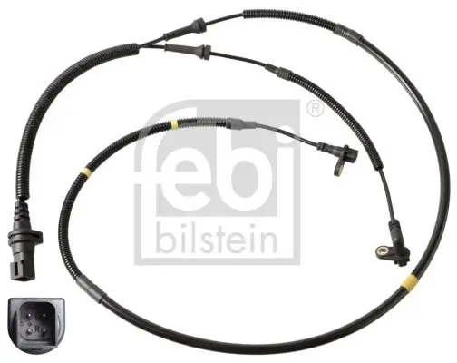 Sensor, Raddrehzahl Hinterachse links Hinterachse rechts FEBI BILSTEIN 106675