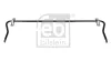 Stabilisator, Fahrwerk Hinterachse FEBI BILSTEIN 107009
