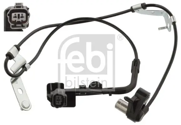 Sensor, Raddrehzahl Vorderachse links FEBI BILSTEIN 107183