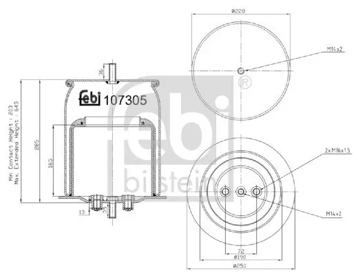 Spurstangenkopf Vorderachse links FEBI BILSTEIN 109581