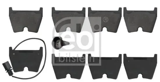 Bremsbelagsatz, Scheibenbremse Vorderachse FEBI BILSTEIN 116024 Bild Bremsbelagsatz, Scheibenbremse Vorderachse FEBI BILSTEIN 116024