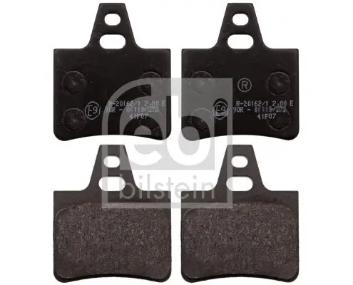 Bremsbelagsatz, Scheibenbremse Hinterachse FEBI BILSTEIN 116040 Bild Bremsbelagsatz, Scheibenbremse Hinterachse FEBI BILSTEIN 116040