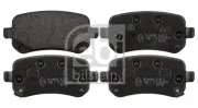 Bremsbelagsatz, Scheibenbremse Hinterachse FEBI BILSTEIN 116060