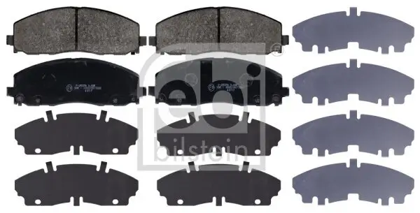 Bremsbelagsatz, Scheibenbremse FEBI BILSTEIN 116061 Bild Bremsbelagsatz, Scheibenbremse FEBI BILSTEIN 116061