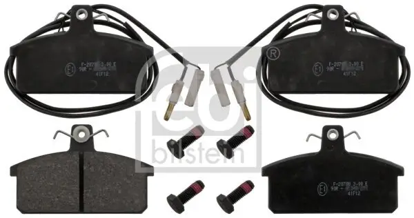 Bremsbelagsatz, Scheibenbremse Vorderachse FEBI BILSTEIN 116096