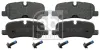 Bremsbelagsatz, Scheibenbremse Hinterachse FEBI BILSTEIN 116118