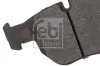 Bremsbelagsatz, Scheibenbremse Vorderachse FEBI BILSTEIN 116121 Bild Bremsbelagsatz, Scheibenbremse Vorderachse FEBI BILSTEIN 116121