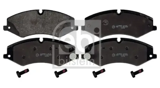 Bremsbelagsatz, Scheibenbremse Vorderachse FEBI BILSTEIN 116124 Bild Bremsbelagsatz, Scheibenbremse Vorderachse FEBI BILSTEIN 116124