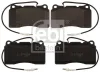 Bremsbelagsatz, Scheibenbremse Vorderachse FEBI BILSTEIN 116167