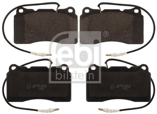 Bremsbelagsatz, Scheibenbremse Vorderachse FEBI BILSTEIN 116167 Bild Bremsbelagsatz, Scheibenbremse Vorderachse FEBI BILSTEIN 116167
