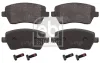 Bremsbelagsatz, Scheibenbremse Vorderachse FEBI BILSTEIN 116180