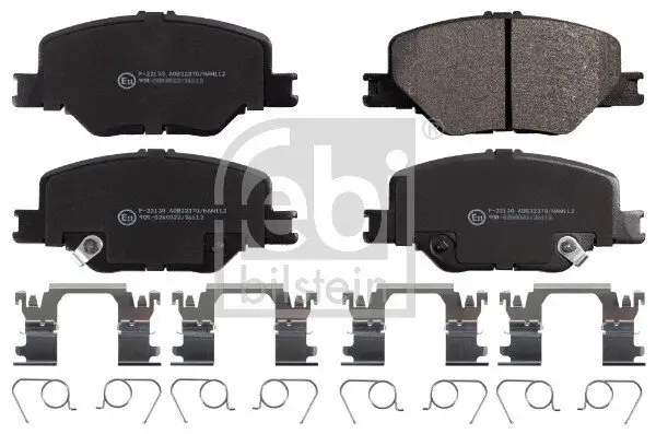 Bremsbelagsatz, Scheibenbremse FEBI BILSTEIN 116247