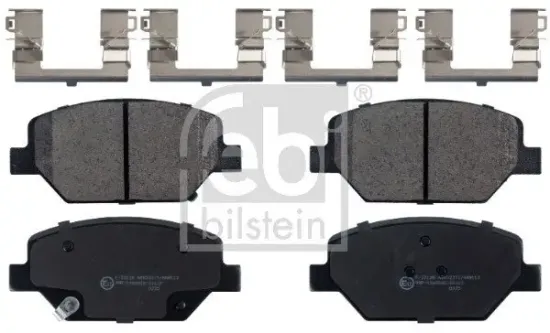Bremsbelagsatz, Scheibenbremse Vorderachse FEBI BILSTEIN 116248 Bild Bremsbelagsatz, Scheibenbremse Vorderachse FEBI BILSTEIN 116248