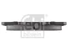 Bremsbelagsatz, Scheibenbremse Vorderachse FEBI BILSTEIN 116272 Bild Bremsbelagsatz, Scheibenbremse Vorderachse FEBI BILSTEIN 116272