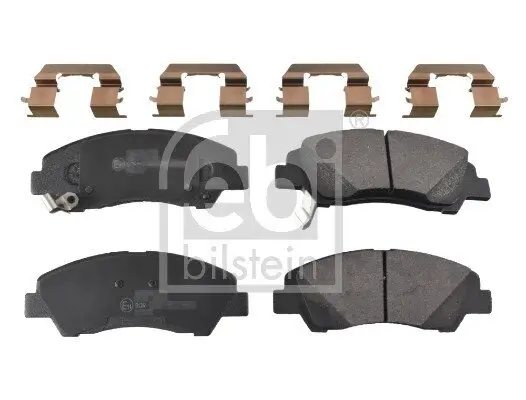 Bremsbelagsatz, Scheibenbremse Vorderachse FEBI BILSTEIN 116276 Bild Bremsbelagsatz, Scheibenbremse Vorderachse FEBI BILSTEIN 116276