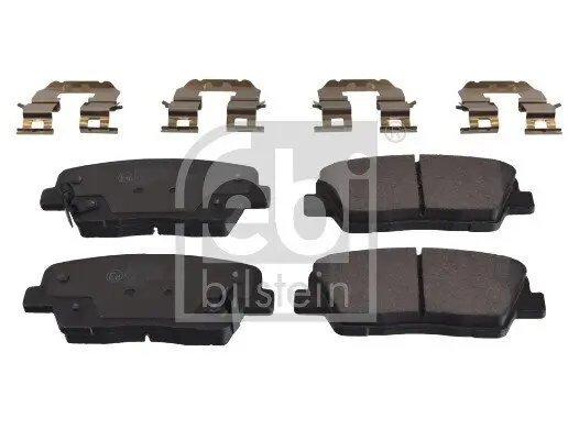 Bremsbelagsatz, Scheibenbremse Hinterachse FEBI BILSTEIN 116284 Bild Bremsbelagsatz, Scheibenbremse Hinterachse FEBI BILSTEIN 116284