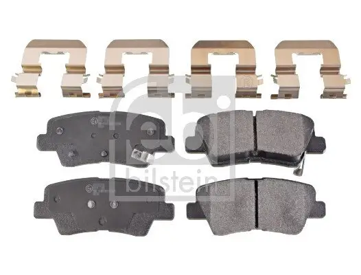 Bremsbelagsatz, Scheibenbremse Hinterachse FEBI BILSTEIN 116294 Bild Bremsbelagsatz, Scheibenbremse Hinterachse FEBI BILSTEIN 116294