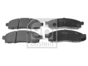Bremsbelagsatz, Scheibenbremse Vorderachse FEBI BILSTEIN 116300