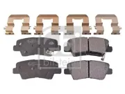 Bremsbelagsatz, Scheibenbremse Hinterachse FEBI BILSTEIN 116301