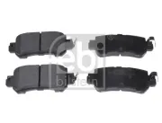 Bremsbelagsatz, Scheibenbremse Hinterachse FEBI BILSTEIN 116309