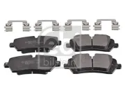 Bremsbelagsatz, Scheibenbremse Hinterachse FEBI BILSTEIN 116325