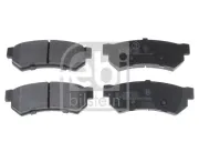 Bremsbelagsatz, Scheibenbremse Hinterachse FEBI BILSTEIN 116330