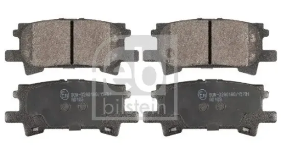 Bremsbelagsatz, Scheibenbremse Hinterachse FEBI BILSTEIN 116334 Bild Bremsbelagsatz, Scheibenbremse Hinterachse FEBI BILSTEIN 116334