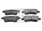 Bremsbelagsatz, Scheibenbremse Hinterachse FEBI BILSTEIN 116351