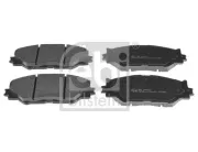 Bremsbelagsatz, Scheibenbremse Vorderachse FEBI BILSTEIN 116369