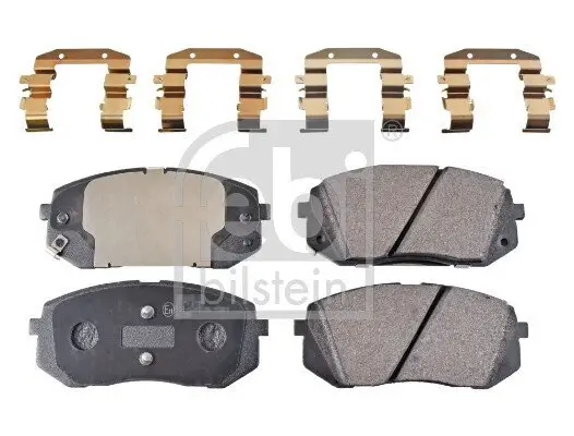 Bremsbelagsatz, Scheibenbremse Vorderachse FEBI BILSTEIN 116376 Bild Bremsbelagsatz, Scheibenbremse Vorderachse FEBI BILSTEIN 116376
