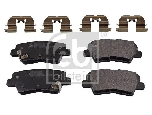 Bremsbelagsatz, Scheibenbremse Hinterachse FEBI BILSTEIN 116378 Bild Bremsbelagsatz, Scheibenbremse Hinterachse FEBI BILSTEIN 116378