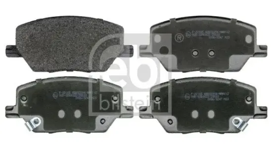 Bremsbelagsatz, Scheibenbremse Vorderachse FEBI BILSTEIN 116381 Bild Bremsbelagsatz, Scheibenbremse Vorderachse FEBI BILSTEIN 116381