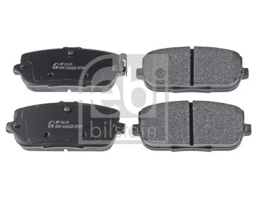 Bremsbelagsatz, Scheibenbremse Hinterachse FEBI BILSTEIN 116386 Bild Bremsbelagsatz, Scheibenbremse Hinterachse FEBI BILSTEIN 116386