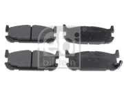 Bremsbelagsatz, Scheibenbremse Hinterachse FEBI BILSTEIN 116396