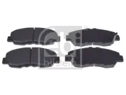 Bremsbelagsatz, Scheibenbremse Vorderachse FEBI BILSTEIN 116408