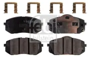 Bremsbelagsatz, Scheibenbremse Vorderachse FEBI BILSTEIN 116410