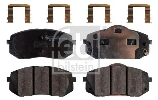 Bremsbelagsatz, Scheibenbremse Vorderachse FEBI BILSTEIN 116410 Bild Bremsbelagsatz, Scheibenbremse Vorderachse FEBI BILSTEIN 116410
