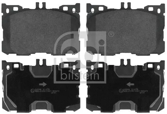 Bremsbelagsatz, Scheibenbremse FEBI BILSTEIN 116428