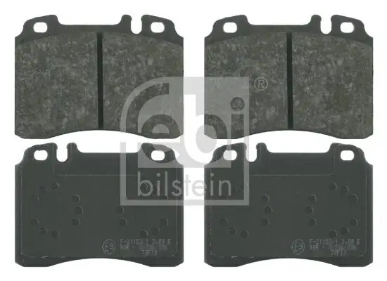 Bremsbelagsatz, Scheibenbremse Vorderachse FEBI BILSTEIN 16095 Bild Bremsbelagsatz, Scheibenbremse Vorderachse FEBI BILSTEIN 16095