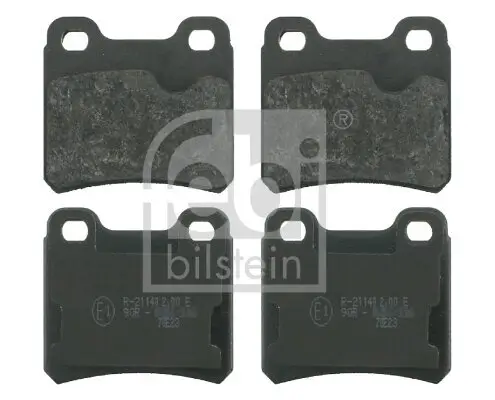 Bremsbelagsatz, Scheibenbremse Hinterachse FEBI BILSTEIN 16135 Bild Bremsbelagsatz, Scheibenbremse Hinterachse FEBI BILSTEIN 16135