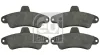 Bremsbelagsatz, Scheibenbremse Hinterachse FEBI BILSTEIN 16393
