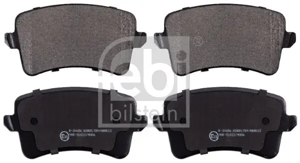 Bremsbelagsatz, Scheibenbremse Hinterachse FEBI BILSTEIN 16755
