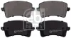 Bremsbelagsatz, Scheibenbremse Hinterachse FEBI BILSTEIN 16755