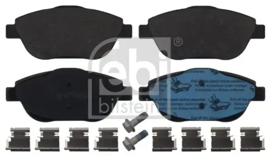 Bremsbelagsatz, Scheibenbremse Vorderachse FEBI BILSTEIN 16888 Bild Bremsbelagsatz, Scheibenbremse Vorderachse FEBI BILSTEIN 16888