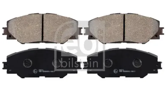 Bremsbelagsatz, Scheibenbremse Vorderachse FEBI BILSTEIN 170237 Bild Bremsbelagsatz, Scheibenbremse Vorderachse FEBI BILSTEIN 170237