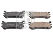 Bremsbelagsatz, Scheibenbremse Hinterachse FEBI BILSTEIN 170257